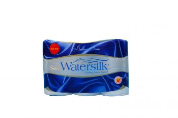 Giấy vệ sinh Watersilk 12 cuộn/túi có lõi